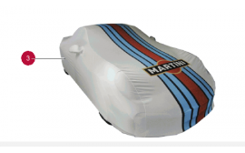 Porsche Martini Racing Indoor Car Cover