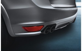 Porsche GTS Sport tailpipes, Black