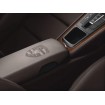Lid of storage compartment with Porsche Crest