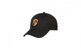 Porsche Crest Baseball Cap - Black