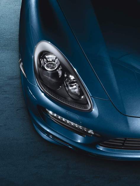 lustre Flad beskæftigelse Porsche Bi-Xenon Headlights in Black, PDLS