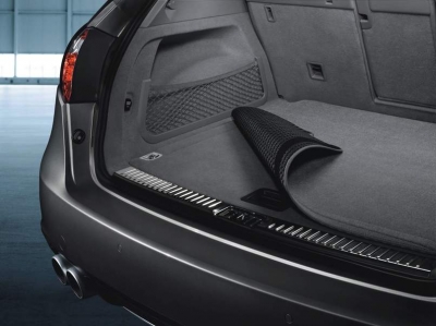 Porsche Reversible Luggage-Compartment Mat with Nubuk surround