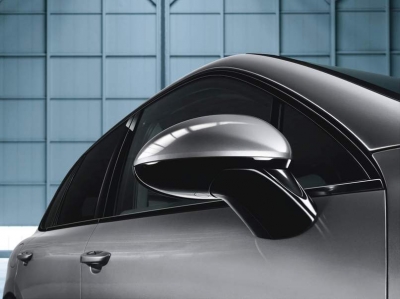 Porsche Exterior Mirror Painted in Black (High Gloss)