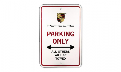 Porsche Parking Sign